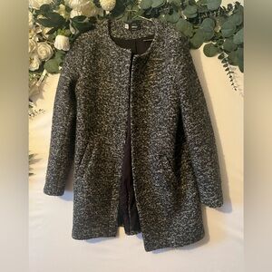 Only Black and Gray Teddy Jacket